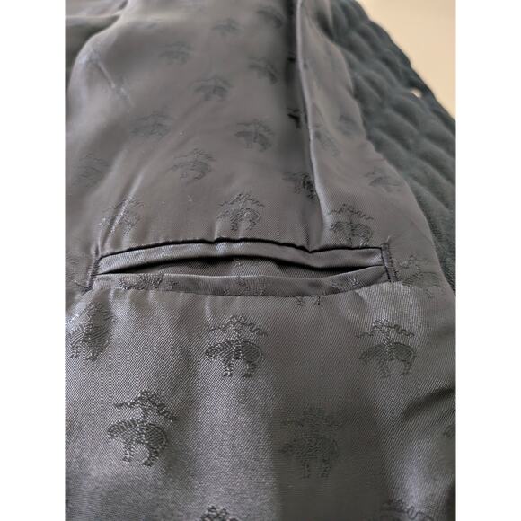 NWT Women's Brooks Brothers Diamond Quilted Jacky Navy Blue Zip Front Sz 8 $568 - Picture 4 of 9